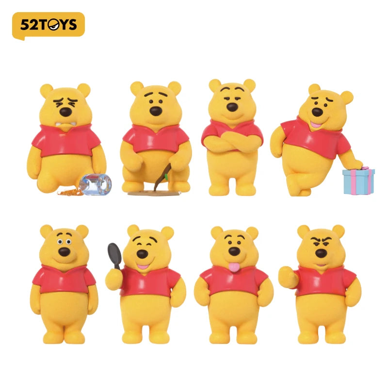 52TOYS Disney Funny Faces Winnie the Pooh Series Blind Box Mystery Figures