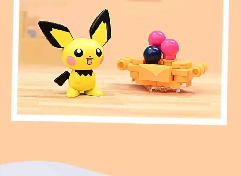 KEEPPLEY Pokémon Street Series Building Blocks Pikachu Eevee Psyduck