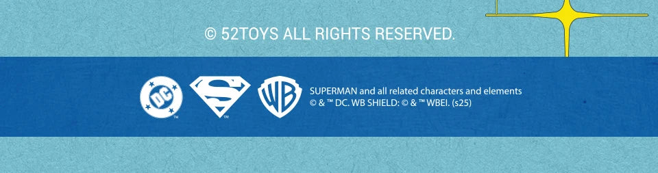 52TOYS NOOK 120% Limited Edition Cardboard Superman Figure