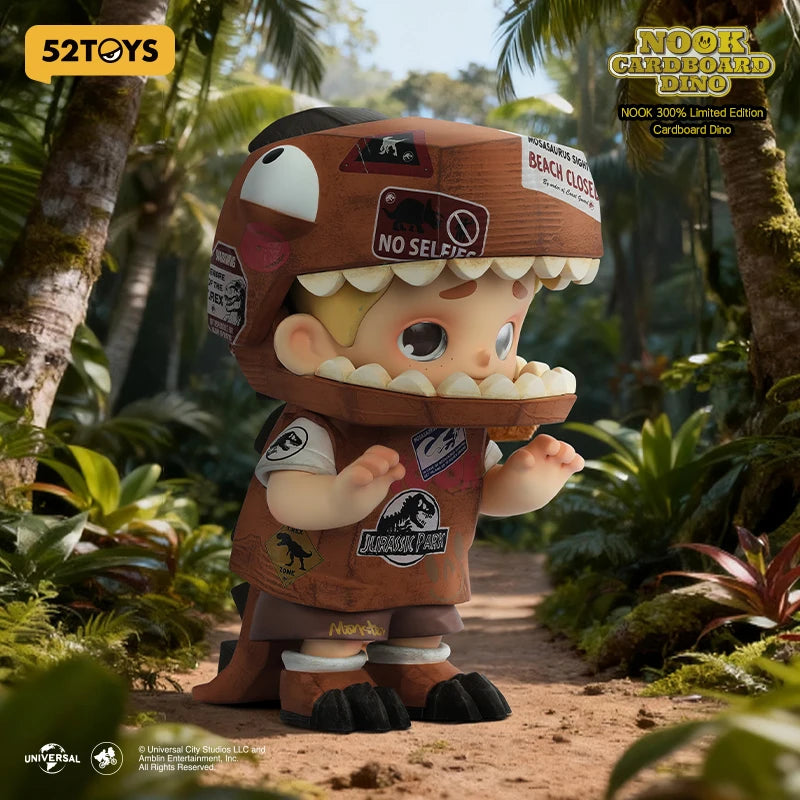 52TOYS NOOK 300% Limited Edition Cardboard Dino Figure