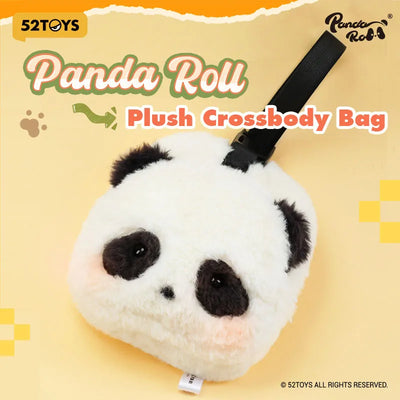 52TOYS Panda Roll Plush Crossbody Bag