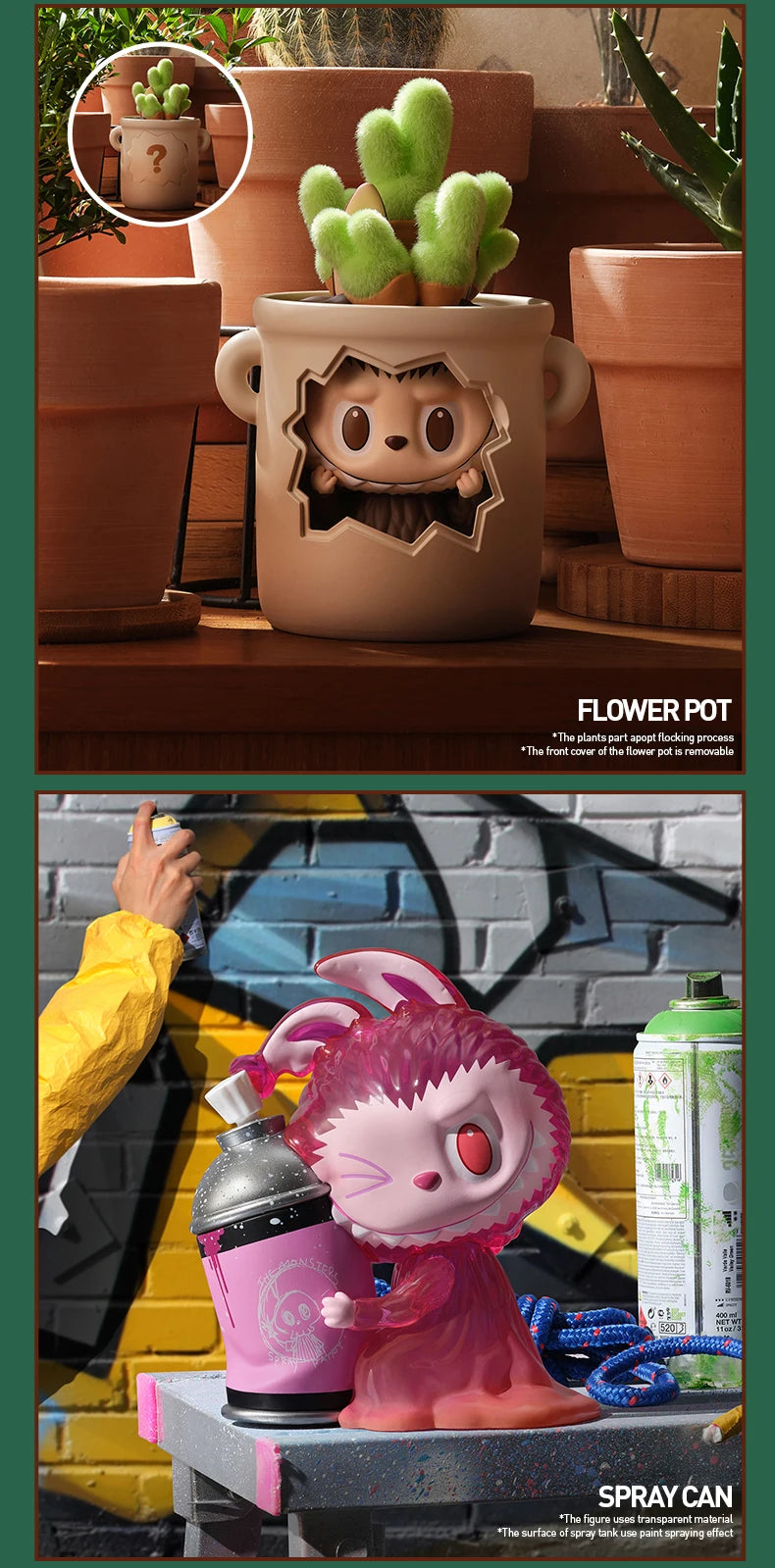 POP MART THE MONSTERS Almost Hidden Series Blind Box Figures by Kasing Lung