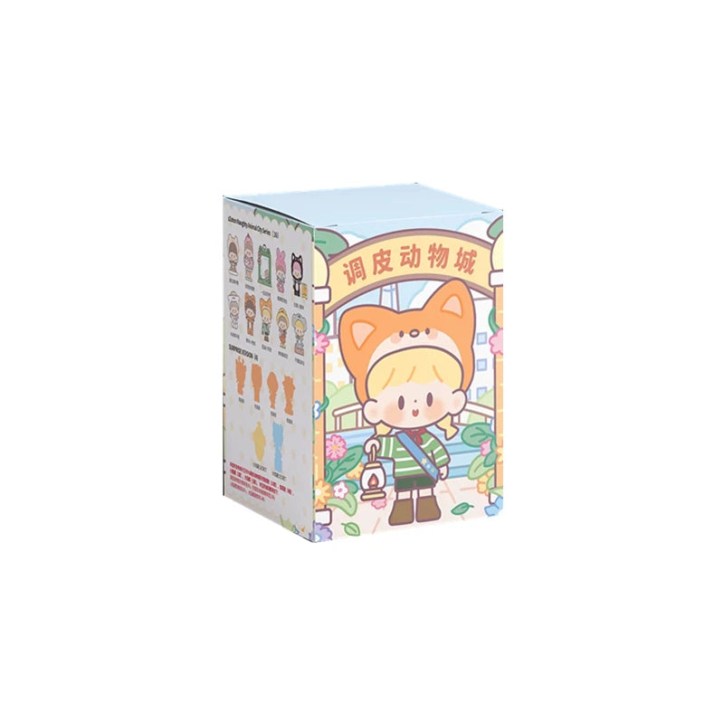 Cartoon character packaging on a white background