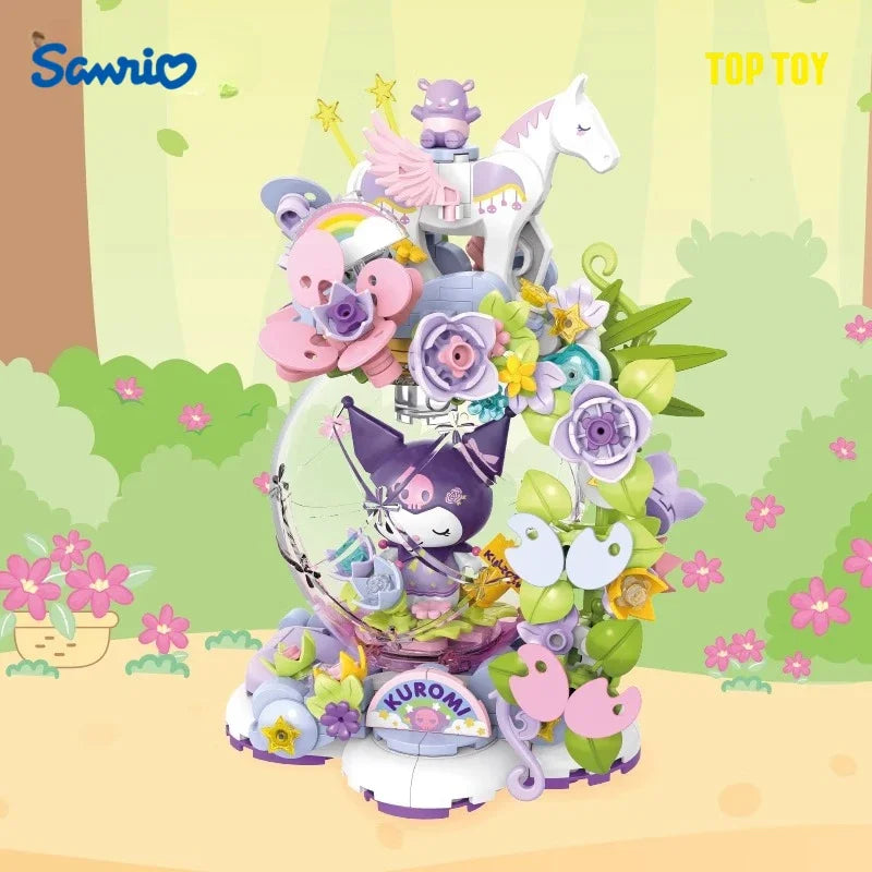 TOPTOY Sanrio Kuromi Whispering Wishes Micro Building Blocks