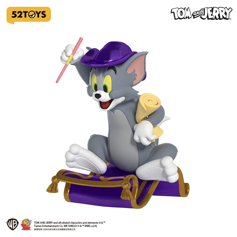 52TOYS Blind Box Tom and Jerry Fantasy Magic, 1PC Action Figure Collectible Toy Desktop Decoration