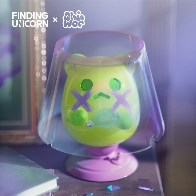 Finding Unicorn ShinWoo Ghost Bear House Series Blind Box – Kawaii Mystery Figures
