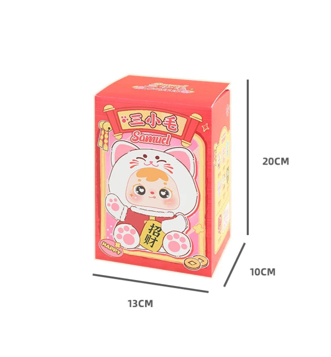 Samuel Meow Lucky Cat Series Blind Box Plush Collectibles