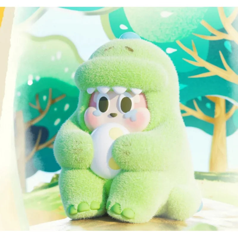 THE SLLO Dinosaur Hairy Dragon Series Blind Box Figure
