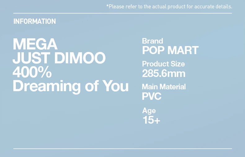 POP MART MEGA JUST DIMOO 400% Dreaming of You Limited Edition Figure