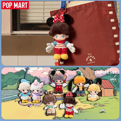 POP MART DIMOO WORLD × DISNEY Series Vinyl Plush Keychain Blind Box