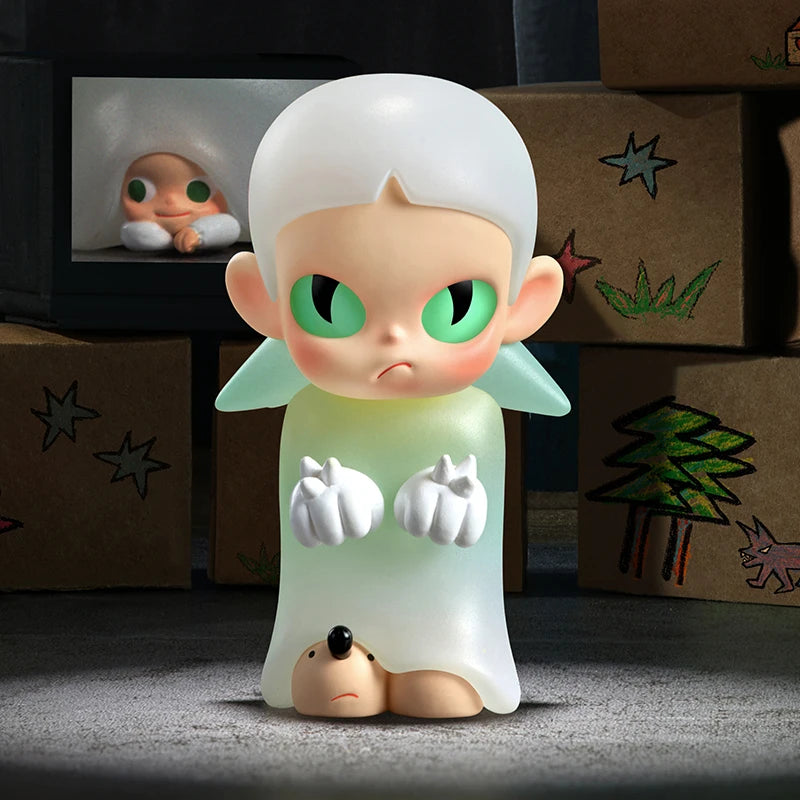 POP MART blind box vinyl figure, sealed mystery packaging, product photo for collectors in NZ