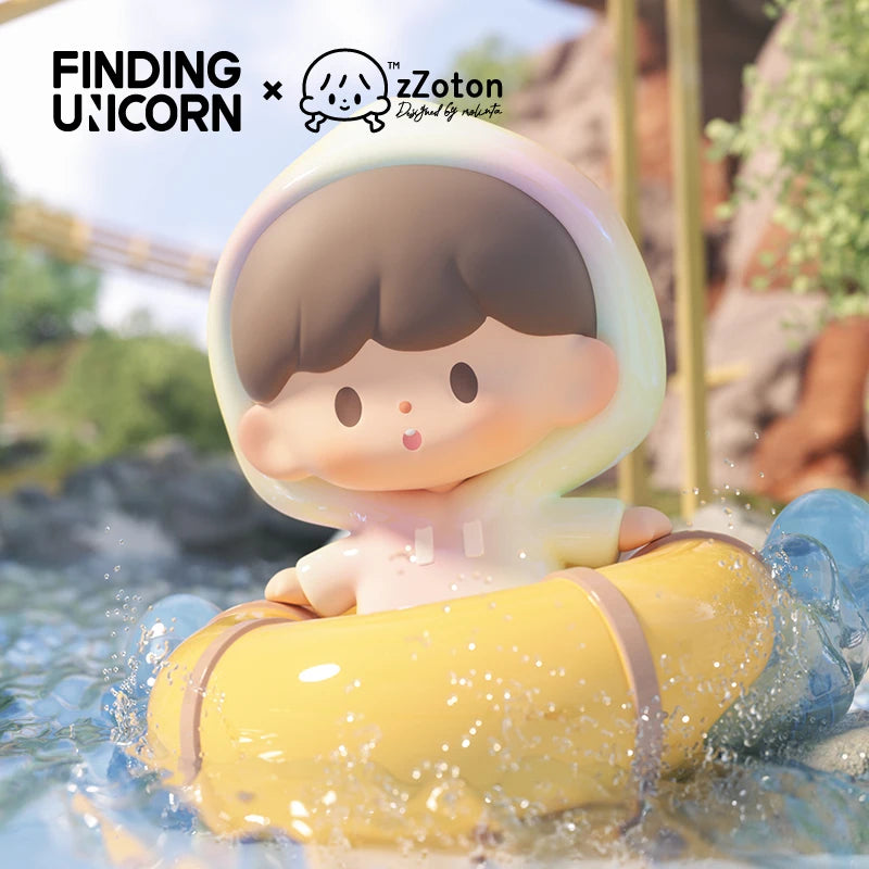 F.UN zZoton Treasure Land Series Blind Box zhuodawang Kawaii Action Figures Mystery Christmas Gift Kid Toy