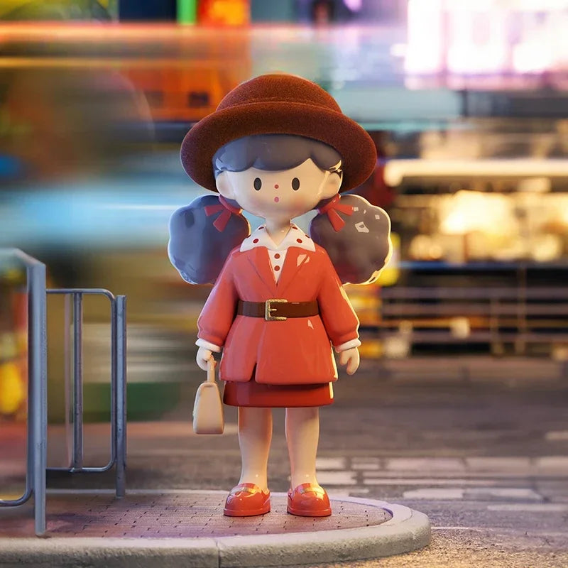 Finding Unicorn Finding Unicorn Molinta Retro Girls Series Blind Box Figure blind box vinyl figure, sealed mystery packaging,