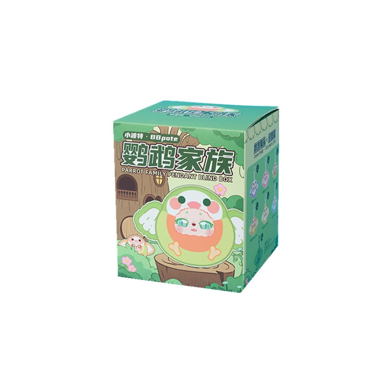 BBpote Parrot Family Series Pendant Blind Box Collectible Figures