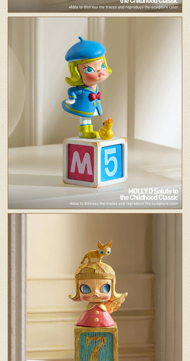 POP MART MOLLY Anniversary Statues Classical Retro 2 Series Blind Box