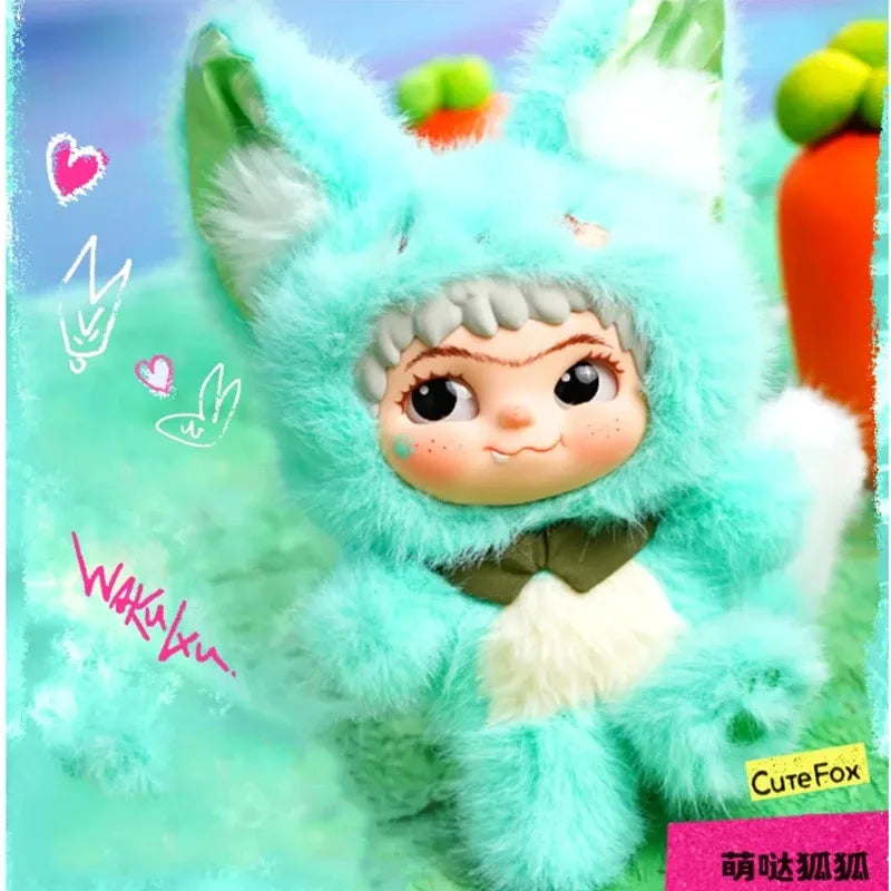WAKUKU FOX & BUNNY Jrickor Treat Series – Kawaii Blind Box Mystery Figure
