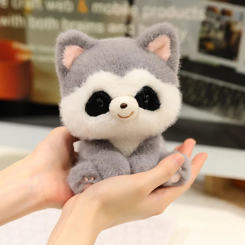 Cute Sitting Animals Plush – Red Panda, Fox, Sloth, Cat, Capybara & Pig