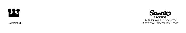 POP MART SKULLPANDA × KUROMI Plush Pendant