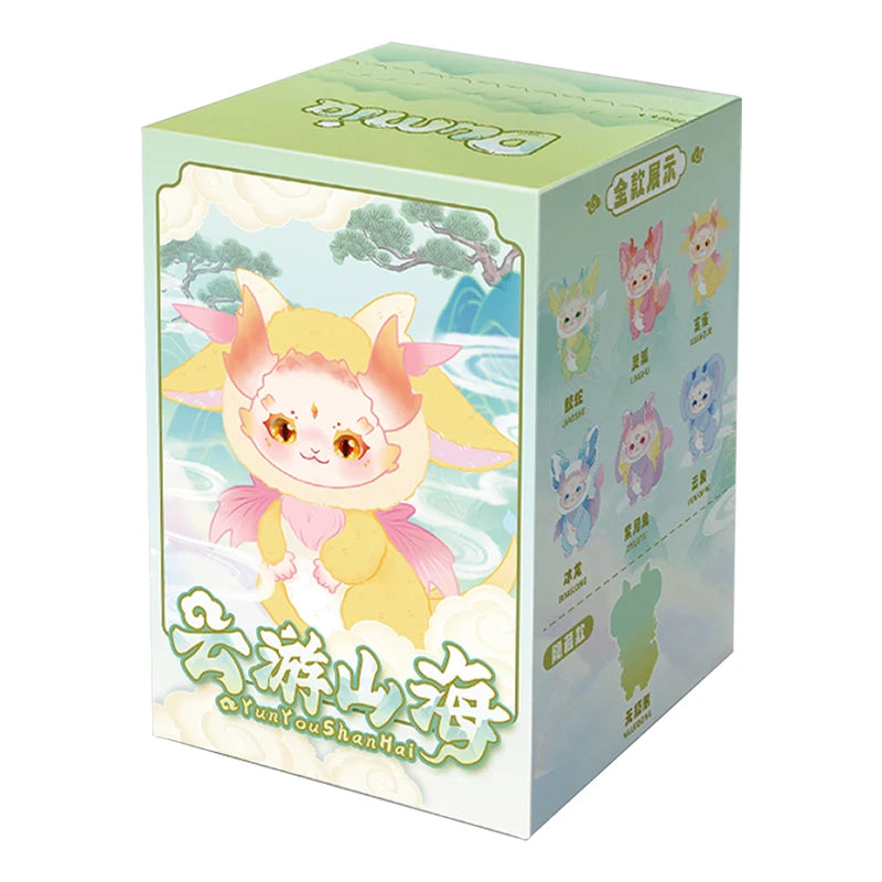 Product packaging with cartoon character and text on a white background