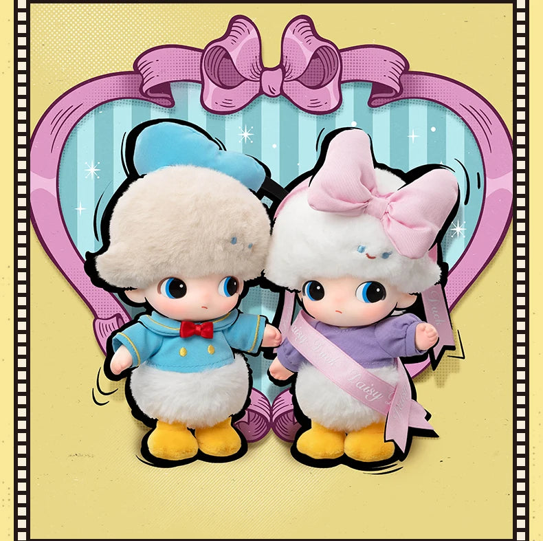 POP MART DIMOO WORLD × DISNEY Series Vinyl Plush Keychain Blind Box
