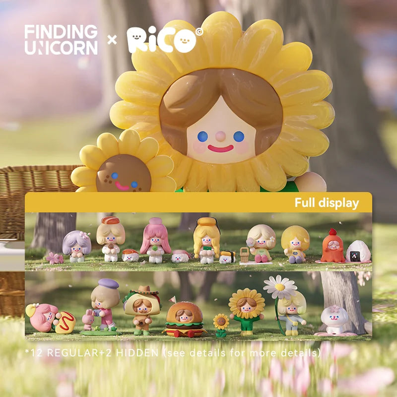 Finding Unicorn RiCO Happy Picnic Together Series Blind Box Figure