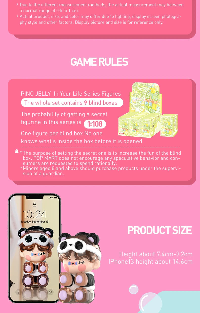 POP MART PINO JELLY in Your Life Series Blind Box Figures