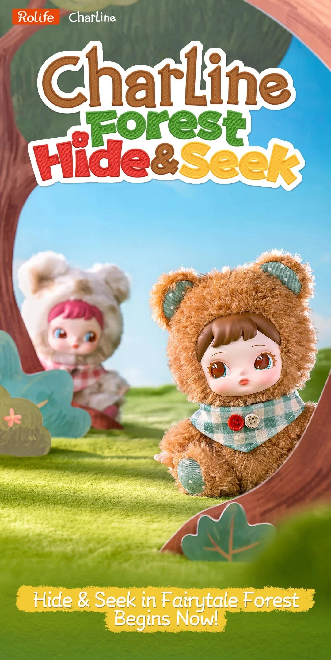 Rolife Charline’s Forest HideSeek Surprise Plush Pendant Blind Box