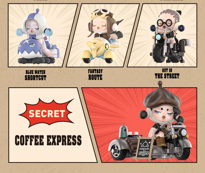 POP MART SKULLPANDA Laid Back Tomorrow Series Blind Box Figures (Pre-Order)