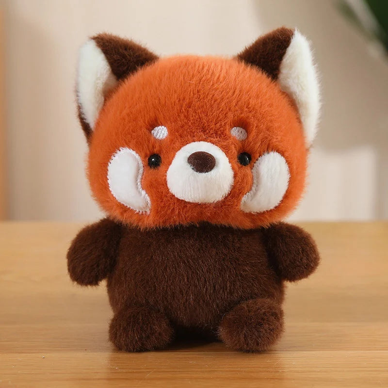 Cute Sitting Animals Plush – Red Panda, Fox, Sloth, Cat, Capybara & Pig