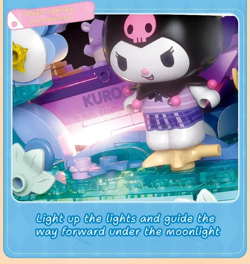 TOPTOY Sanrio Kuromi Whispering Wishes Micro Building Blocks
