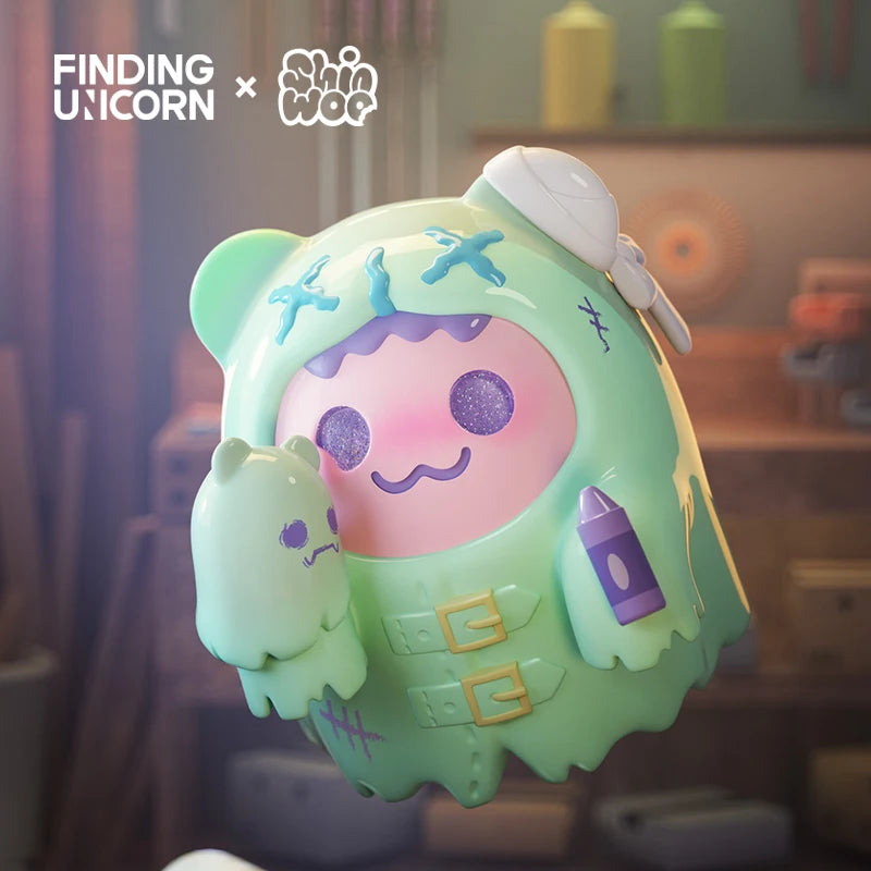 ShinWoo x Finding Unicorn BADDY BEAR TOWN Series Blind Box – Collectible Mystery Figures