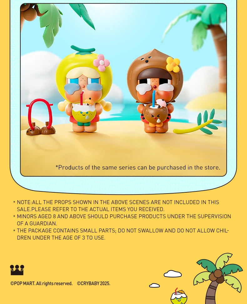 POP MART Crybaby Coconut Green Collectible Figure