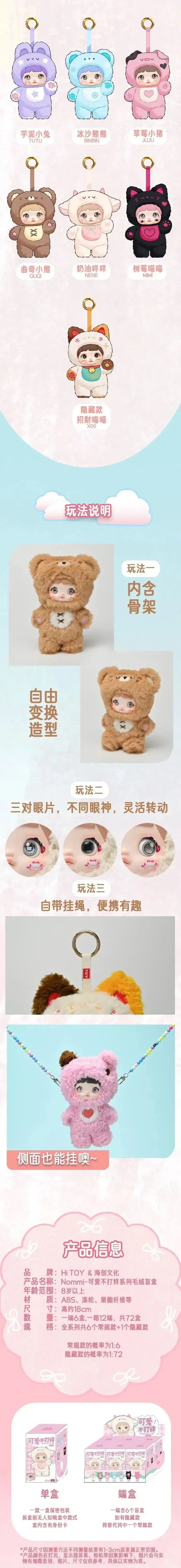 Nommi Loveliness Never Ends Series Blind Box Collectible Figure