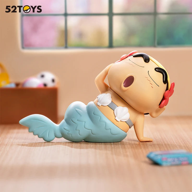 52TOYS Crayon Shin-chan Funny Cosplay Blind Box Mystery Collectible Figures