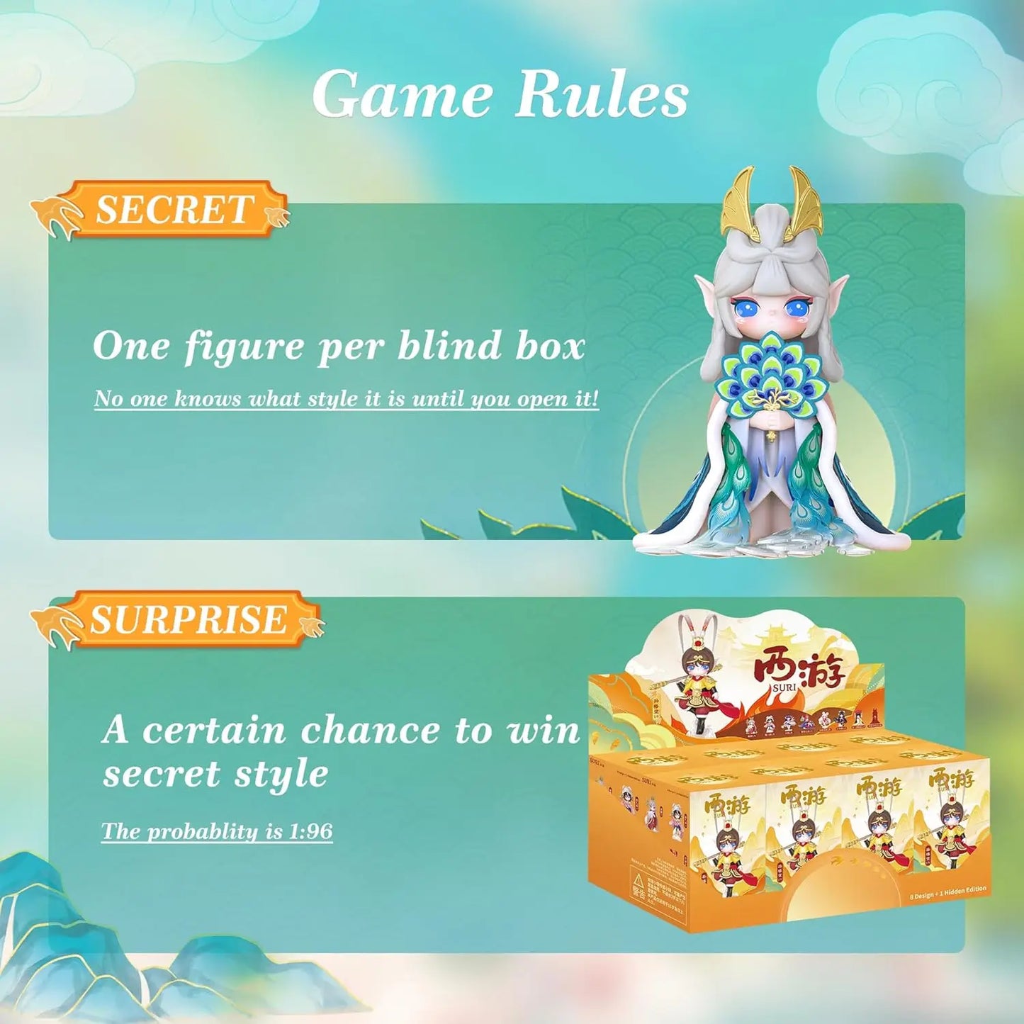 Rolife Suri Journey to the West Series Blind Box – Collectible Anime Figures
