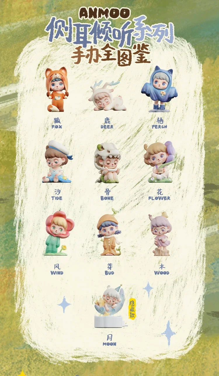 ANMOO Listen Attentively Series Blind Box Collectible Figures