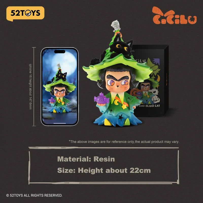 52TOYS CiCiLu The Witch and Black Cat Collectible Figure