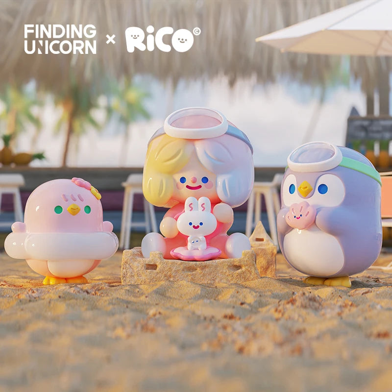 Finding Unicorn RiCO Happy Island Series Blind Box Collectible Figures