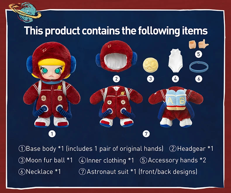 POP MART MOLLY Hello, Moon 1/8 Action Figure