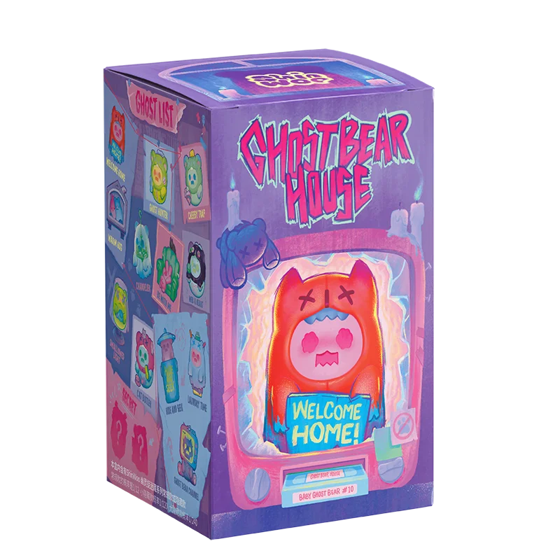 Finding Unicorn ShinWoo Ghost Bear House Series Blind Box Mystery Anime Figure Collectible Toy