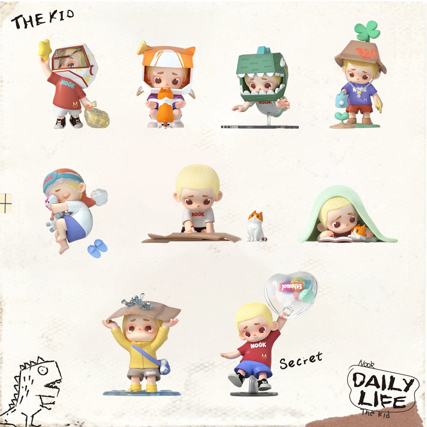52TOYS Nook the Kid Blind Box Mystery Figure Collectible Toy