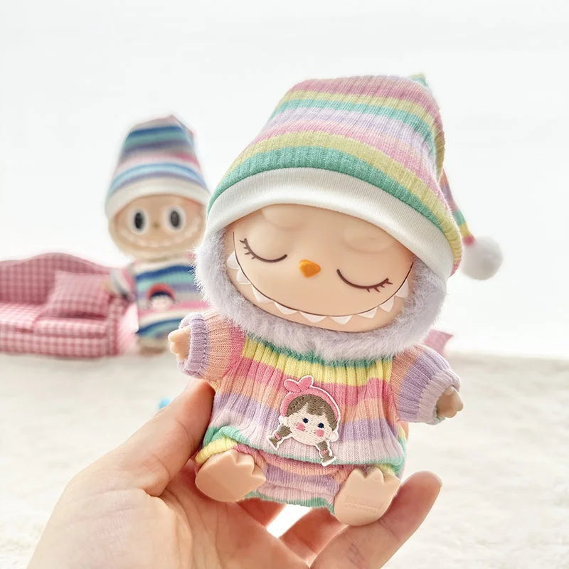 Mini Clothing Set for Labubu V1/V2/V3 | Fashion Doll Outfit Accessories (Doll Not Included)