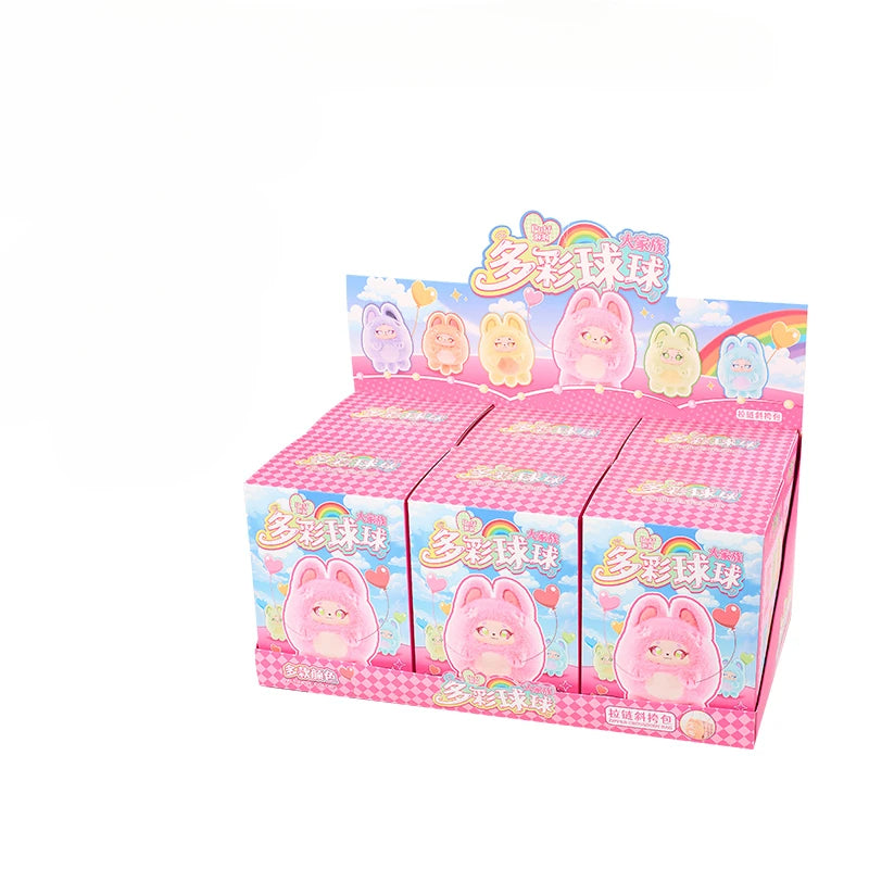 Puff Bubble Colourful Ball Blind Box Mystery Collectible Plush