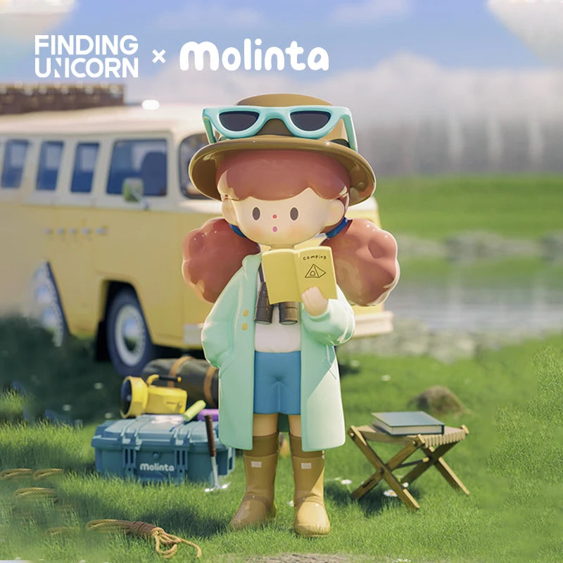 Finding Unicorn Molinta Camping Vlog Series Blind Box Collectible Figures