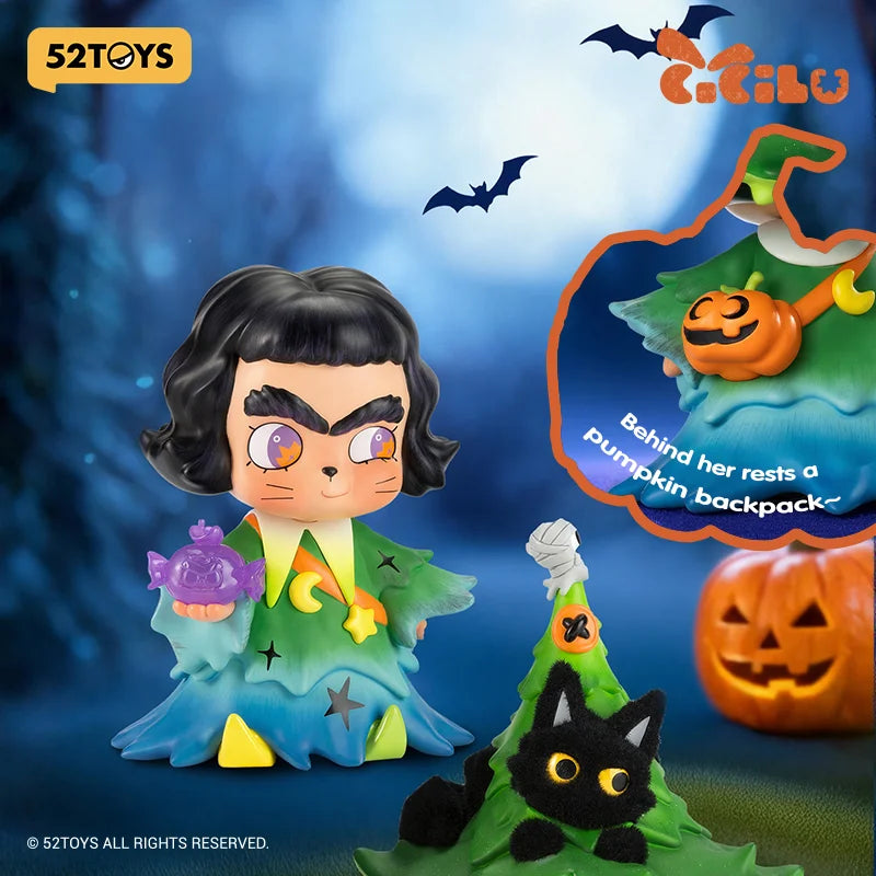 52TOYS CiCiLu The Witch and Black Cat Collectible Figure