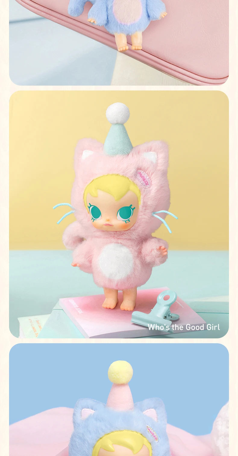 POP MART Baby Molly Pocket Friends Vinyl Plush Pendant Blind Box