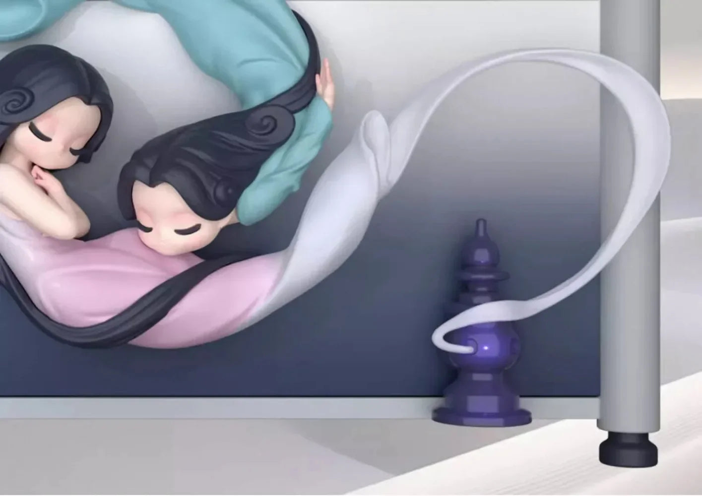 New Sleep Chinese Scrolls Series Blind Box Figures