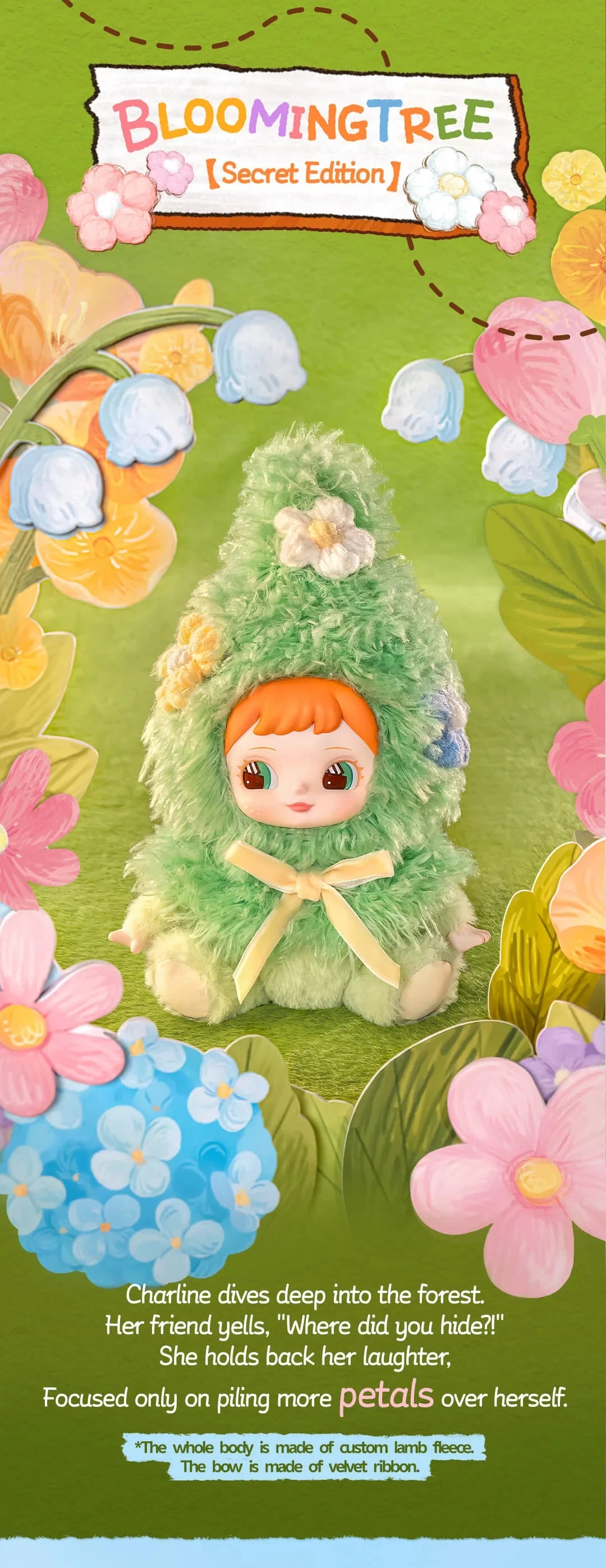 Rolife Charline’s Forest HideSeek Surprise Plush Pendant Blind Box
