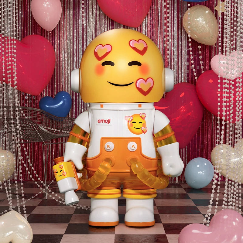 POP MART MEGA SPACE MOLLY × emoji Series Blind Box – Kawaii Collectible Figure