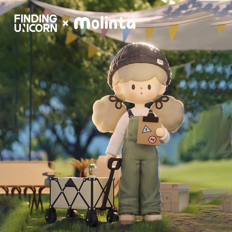 Finding Unicorn Molinta Camping Vlog Series Blind Box Collectible Figures